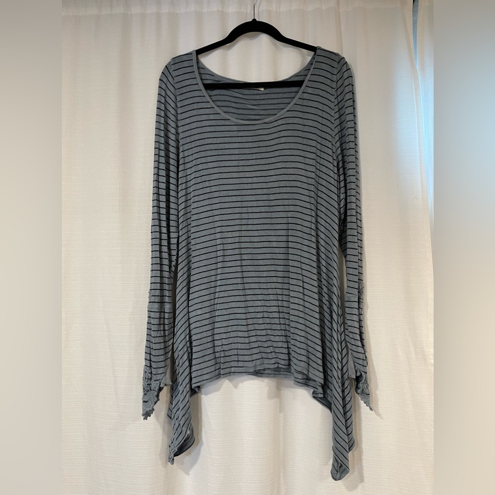 Scrapbook - XL - Blue Long Sleeve T-Shirt